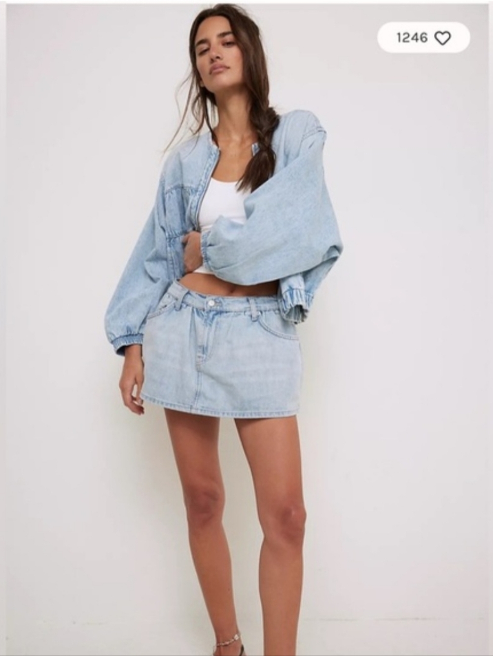 We The Free Demi Denim Skort